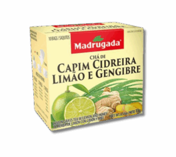 Madrugada Cha de Cidreira Limao e Gengibre
