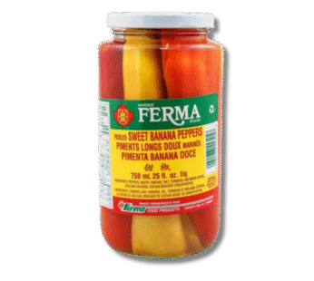 Ferma Pickeld Sweet Banana Peppers 750ml