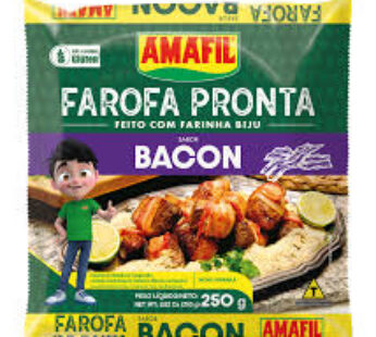 Amafil Farofa Bacon 250g