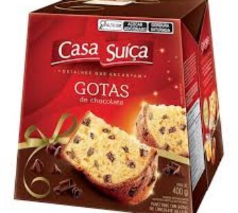 Casa Suiça Panettone com Gotas de Chocolate 500g